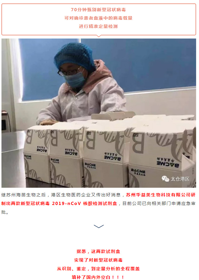 【戰(zhàn)“疫”一線】抗擊疫情再發(fā)力！又一家港區(qū)生物醫(yī)藥企業(yè)研制出高性能新冠病毒核酸檢測(cè)試劑盒！